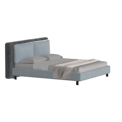 Giovanna Double Bed with Elegant Headboard