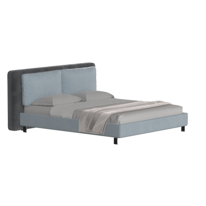 Giovanna Double Bed with Elegant Headboard