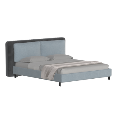 Giovanna Double Bed with Elegant Headboard