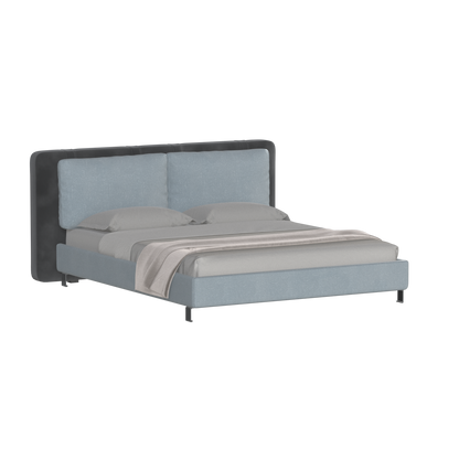 Giovanna Double Bed with Elegant Headboard