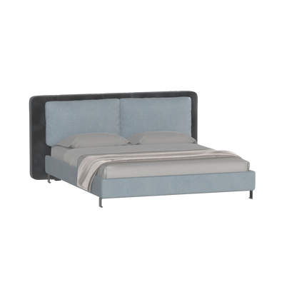 Giovanna Double Bed with Elegant Headboard