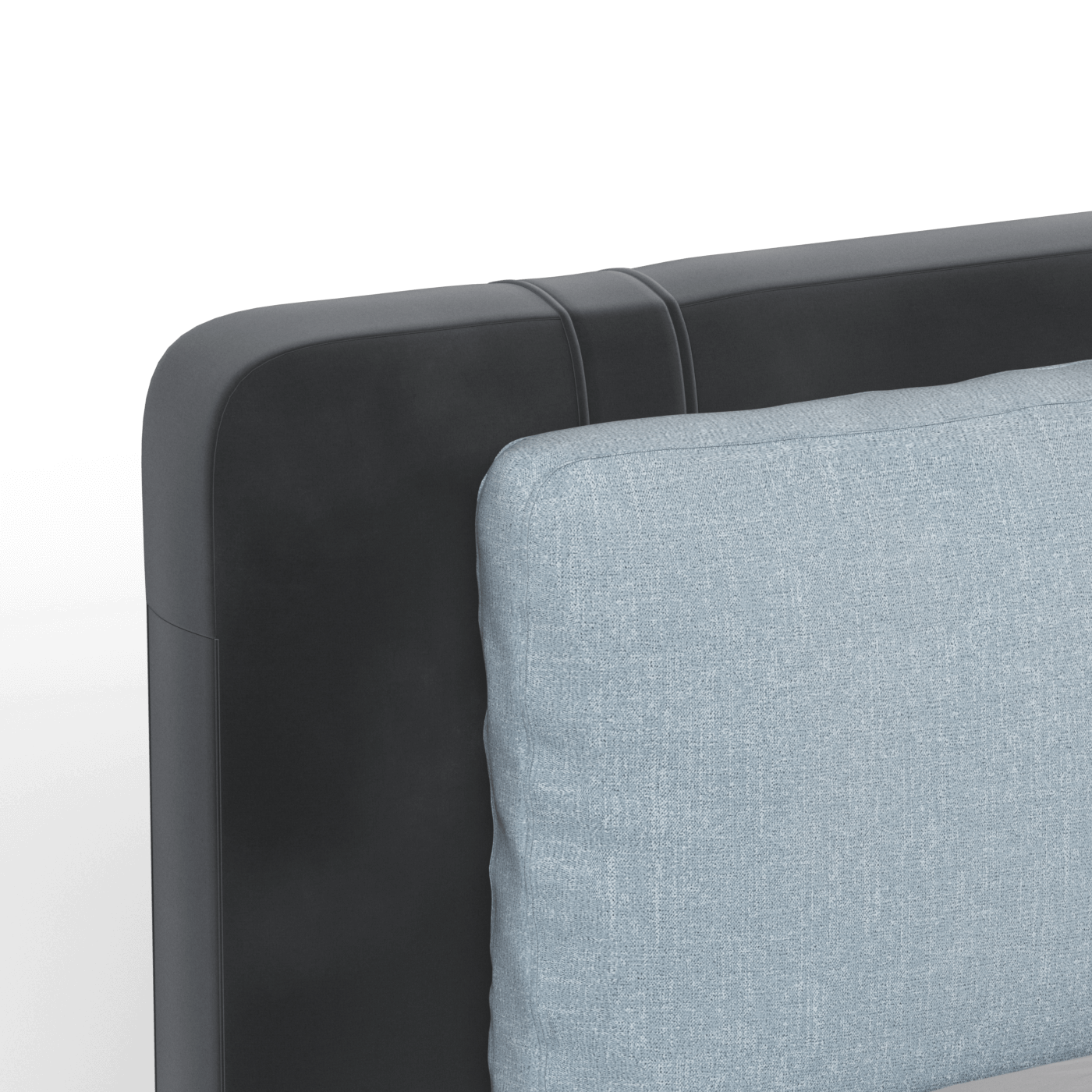 Giovanna Double Bed with Elegant Headboard