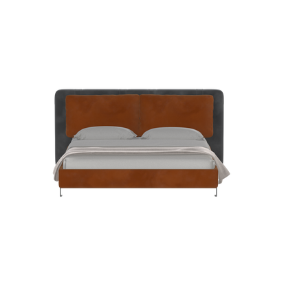Giovanna Double Bed with Elegant Headboard
