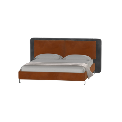 Giovanna Double Bed with Elegant Headboard