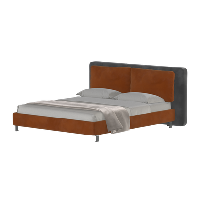Giovanna Double Bed with Elegant Headboard