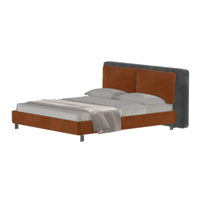 Giovanna Double Bed with Elegant Headboard