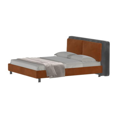 Giovanna Double Bed with Elegant Headboard