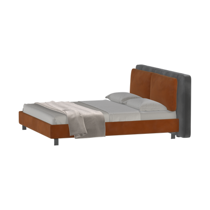 Giovanna Double Bed with Elegant Headboard