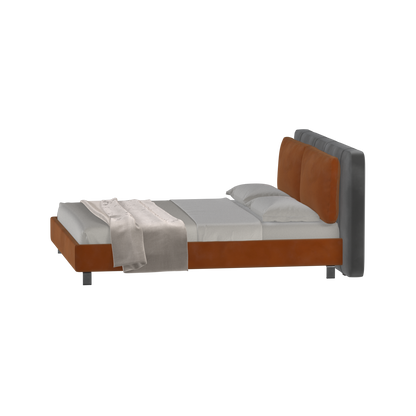 Giovanna Double Bed with Elegant Headboard
