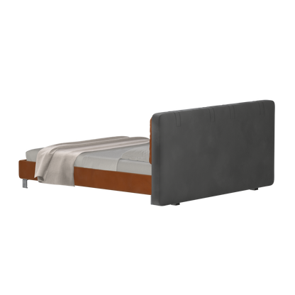 Giovanna Double Bed with Elegant Headboard