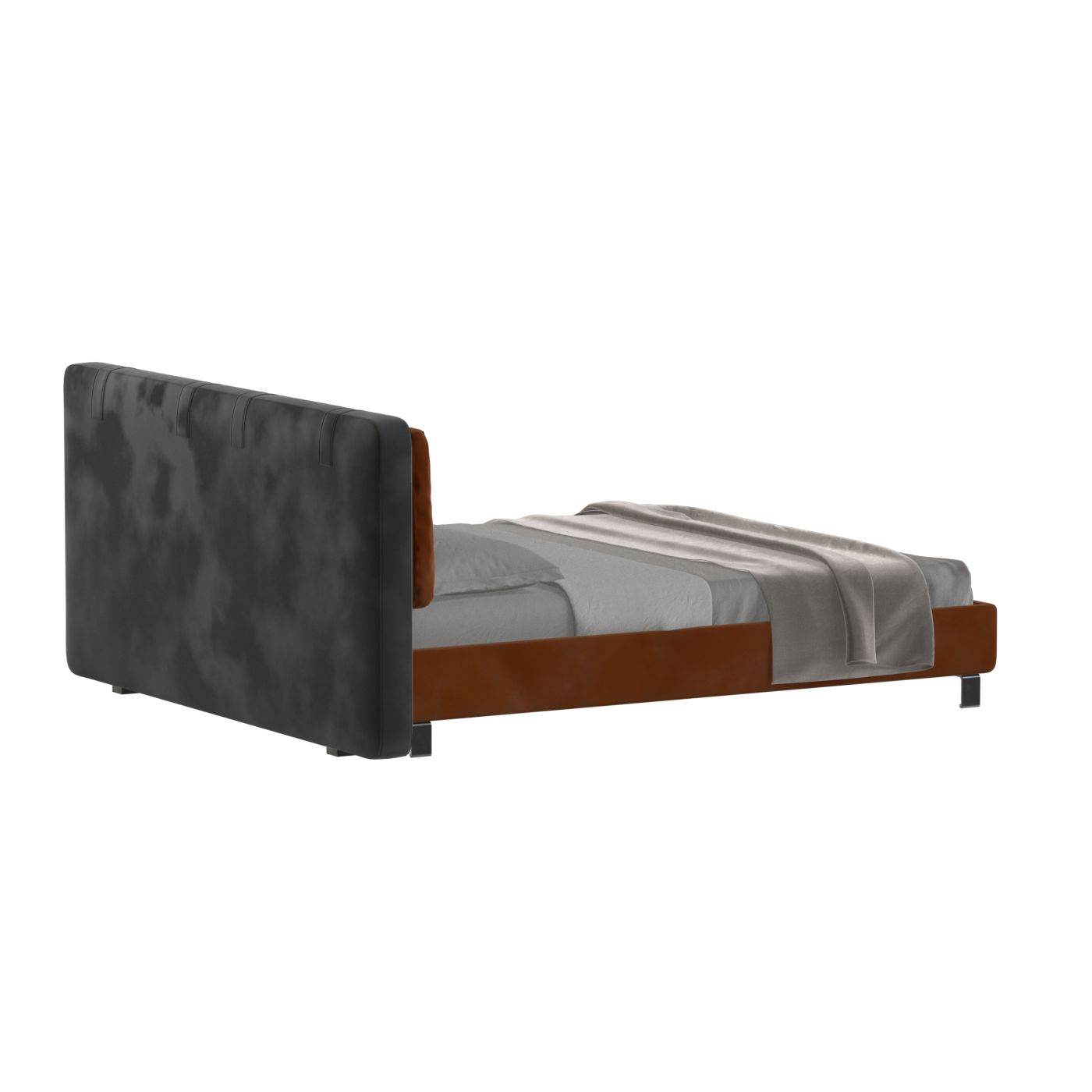 Giovanna Double Bed with Elegant Headboard