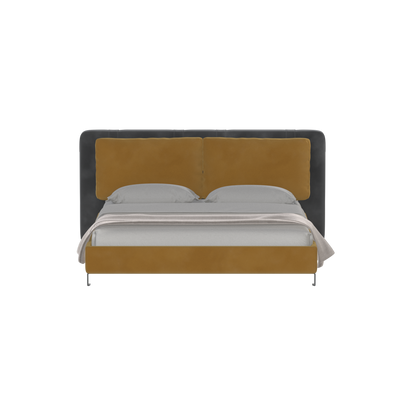 Giovanna Double Bed with Elegant Headboard