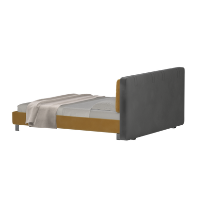 Giovanna Double Bed with Elegant Headboard
