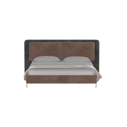 Giovanna Double Bed with Elegant Headboard