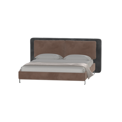 Giovanna Double Bed with Elegant Headboard