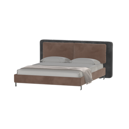 Giovanna Double Bed with Elegant Headboard
