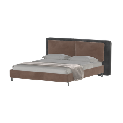 Giovanna Double Bed with Elegant Headboard