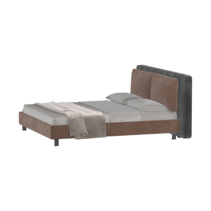 Giovanna Double Bed with Elegant Headboard