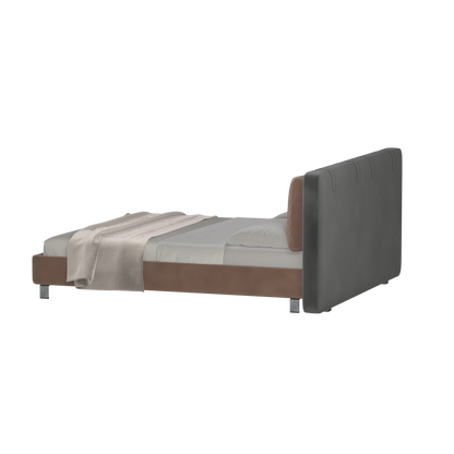 Giovanna Double Bed with Elegant Headboard