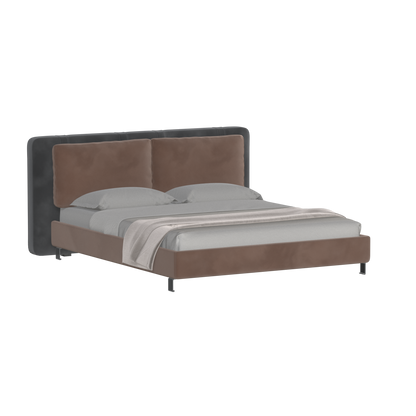 Giovanna Double Bed with Elegant Headboard
