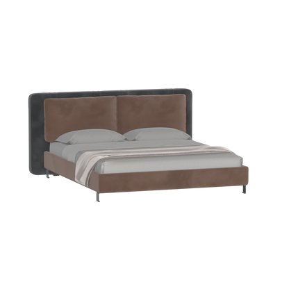 Giovanna Double Bed with Elegant Headboard
