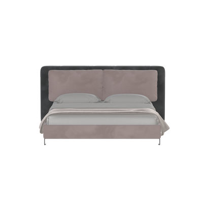 Giovanna Double Bed with Elegant Headboard