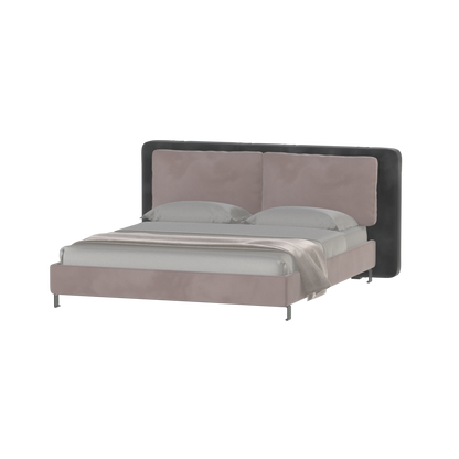 Giovanna Double Bed with Elegant Headboard