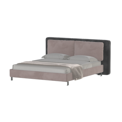 Giovanna Double Bed with Elegant Headboard