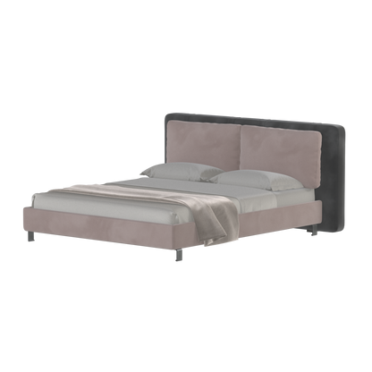 Giovanna Double Bed with Elegant Headboard