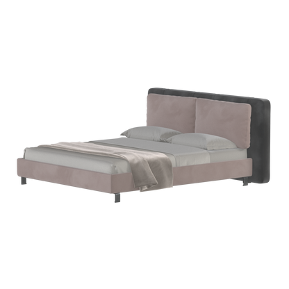 Giovanna Double Bed with Elegant Headboard