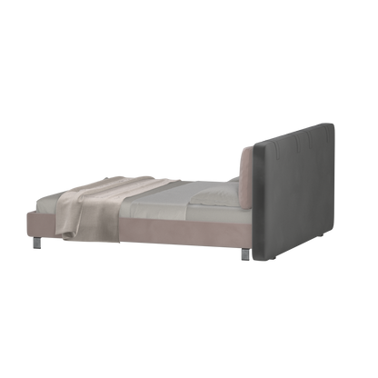Giovanna Double Bed with Elegant Headboard