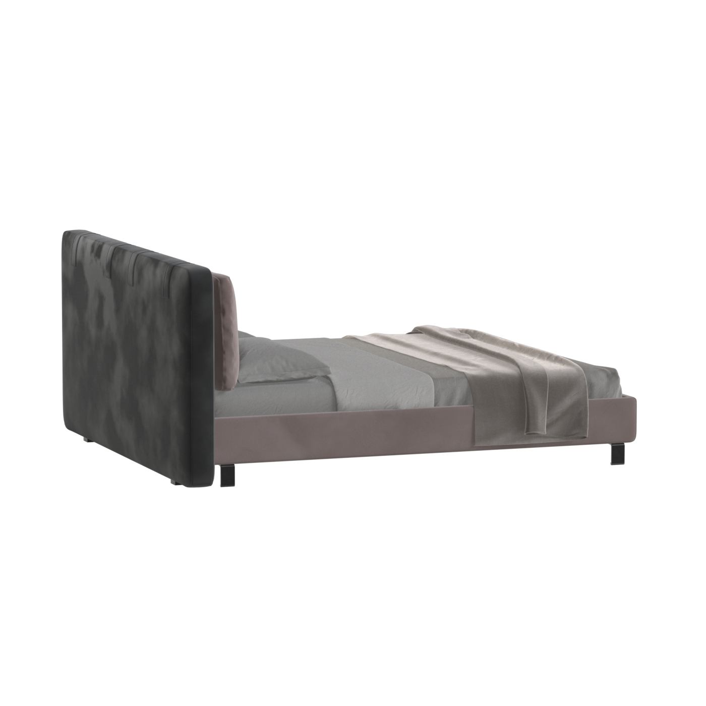Giovanna Double Bed with Elegant Headboard