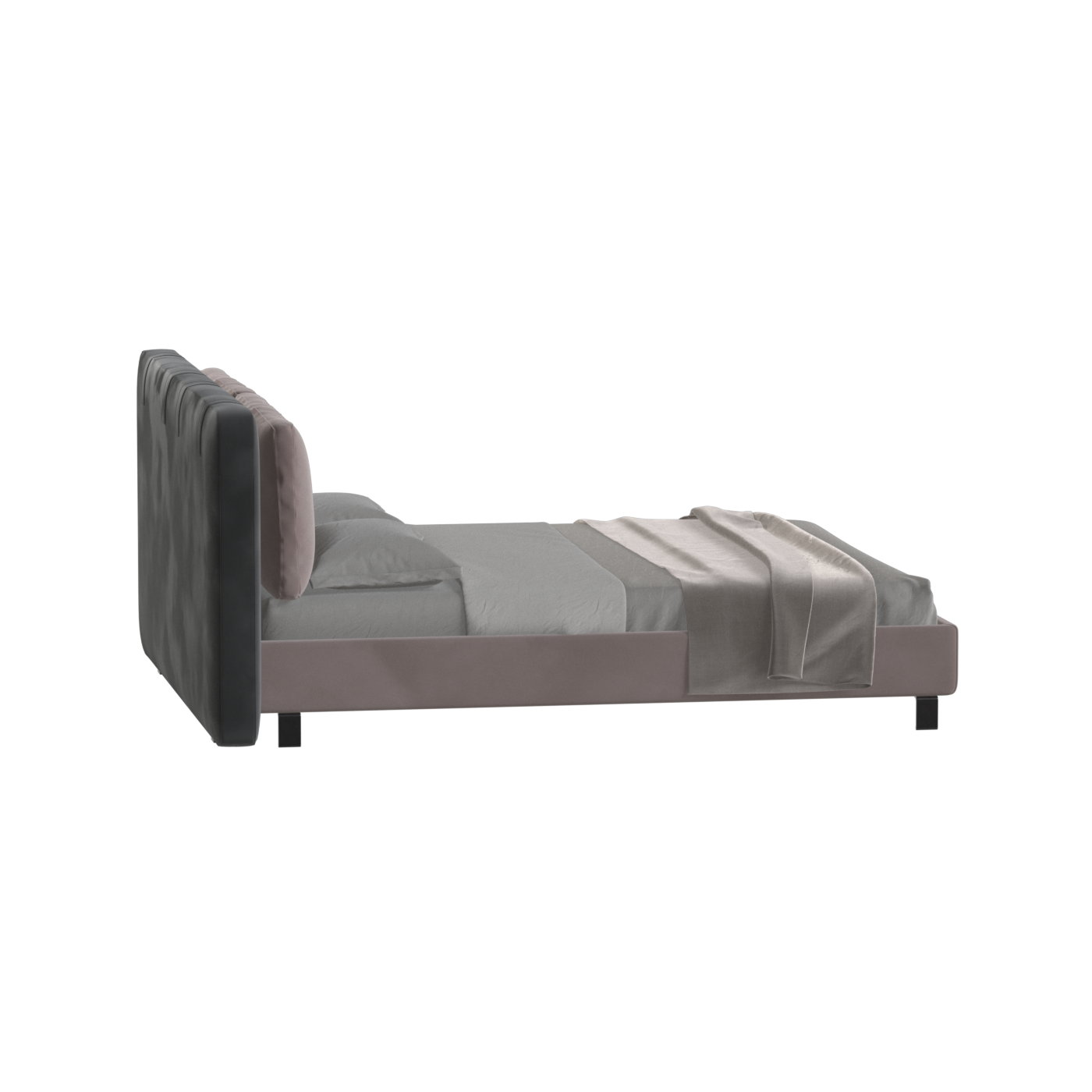 Giovanna Double Bed with Elegant Headboard