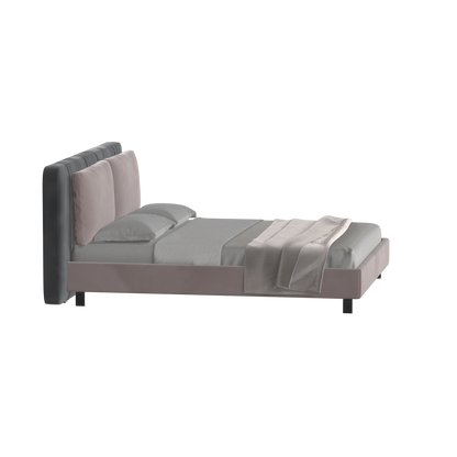 Giovanna Double Bed with Elegant Headboard