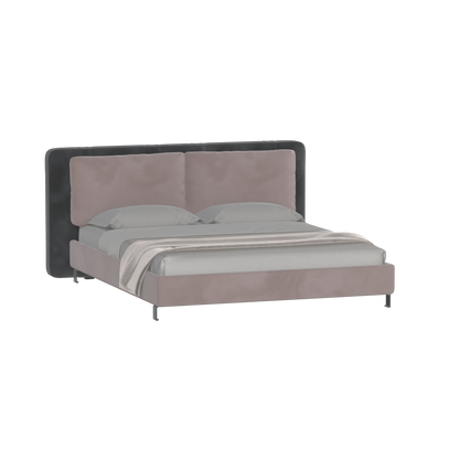 Giovanna Double Bed with Elegant Headboard