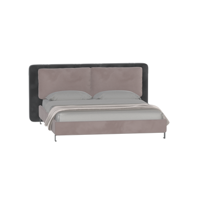Giovanna Double Bed with Elegant Headboard