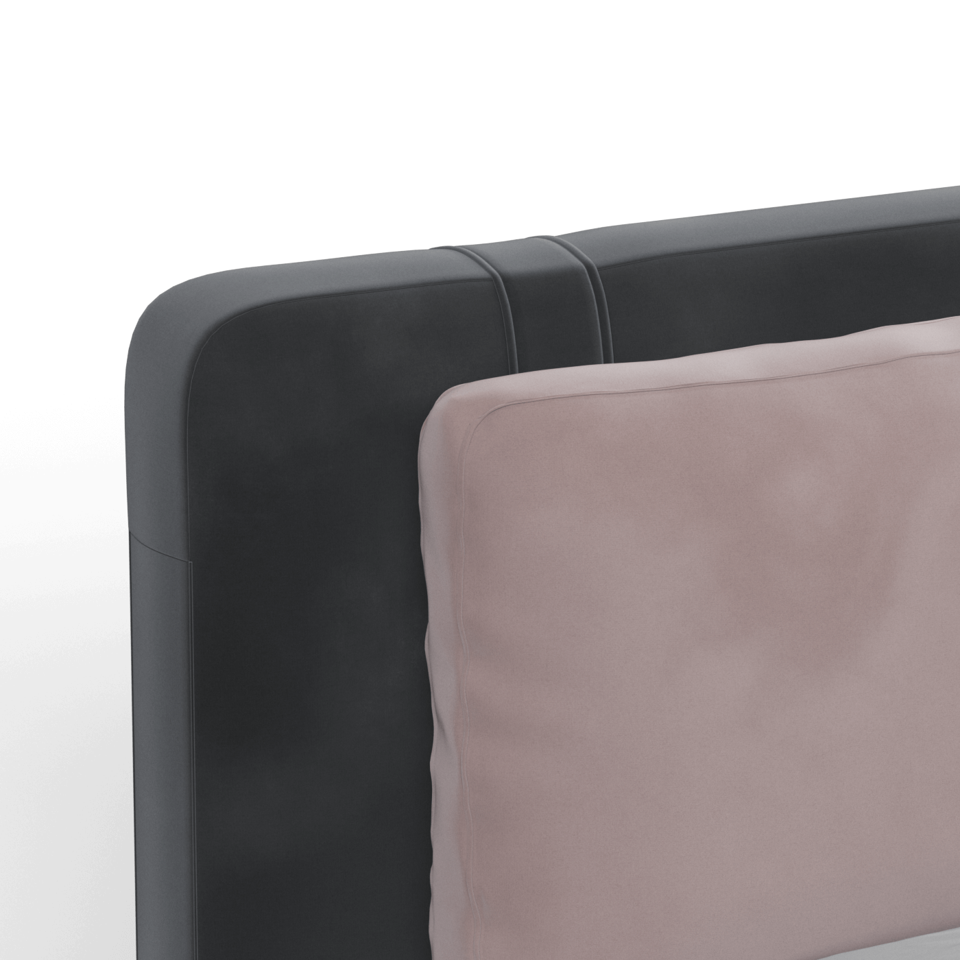Giovanna Double Bed with Elegant Headboard