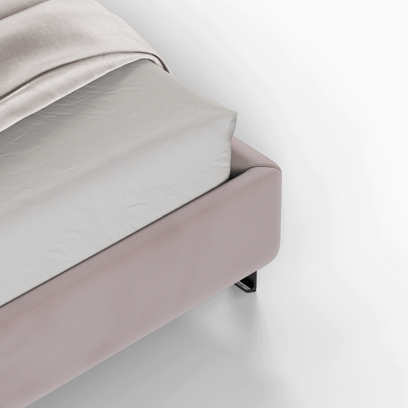 Giovanna Double Bed with Elegant Headboard
