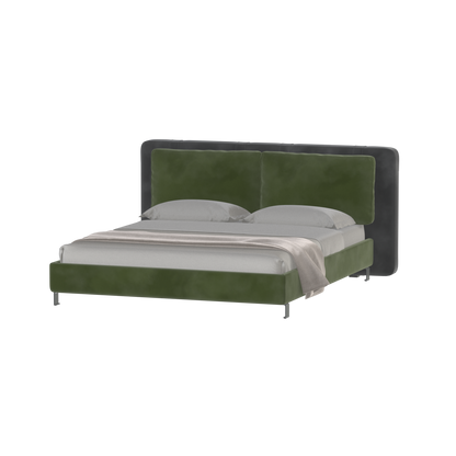 Giovanna Double Bed with Elegant Headboard