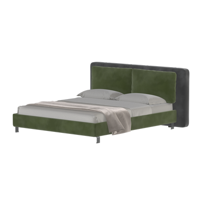 Giovanna Double Bed with Elegant Headboard