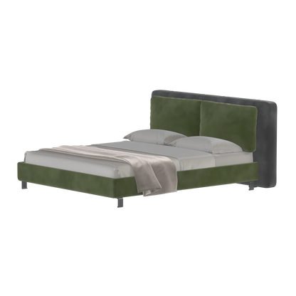 Giovanna Double Bed with Elegant Headboard