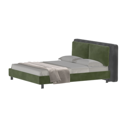 Giovanna Double Bed with Elegant Headboard