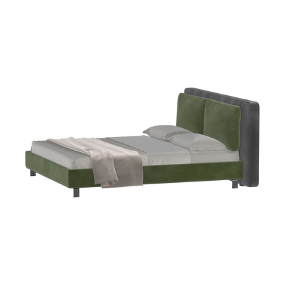 Giovanna Double Bed with Elegant Headboard