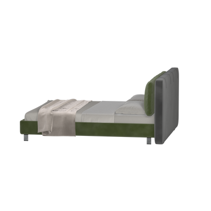 Giovanna Double Bed with Elegant Headboard