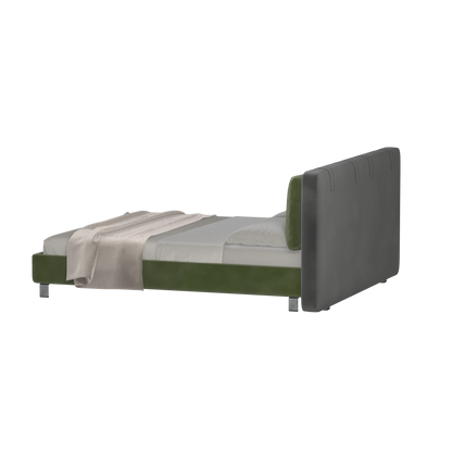 Giovanna Double Bed with Elegant Headboard