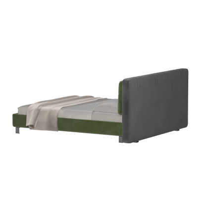 Giovanna Double Bed with Elegant Headboard