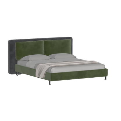Giovanna Double Bed with Elegant Headboard