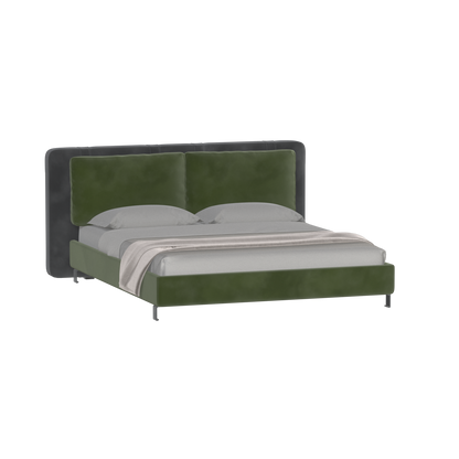 Giovanna Double Bed with Elegant Headboard
