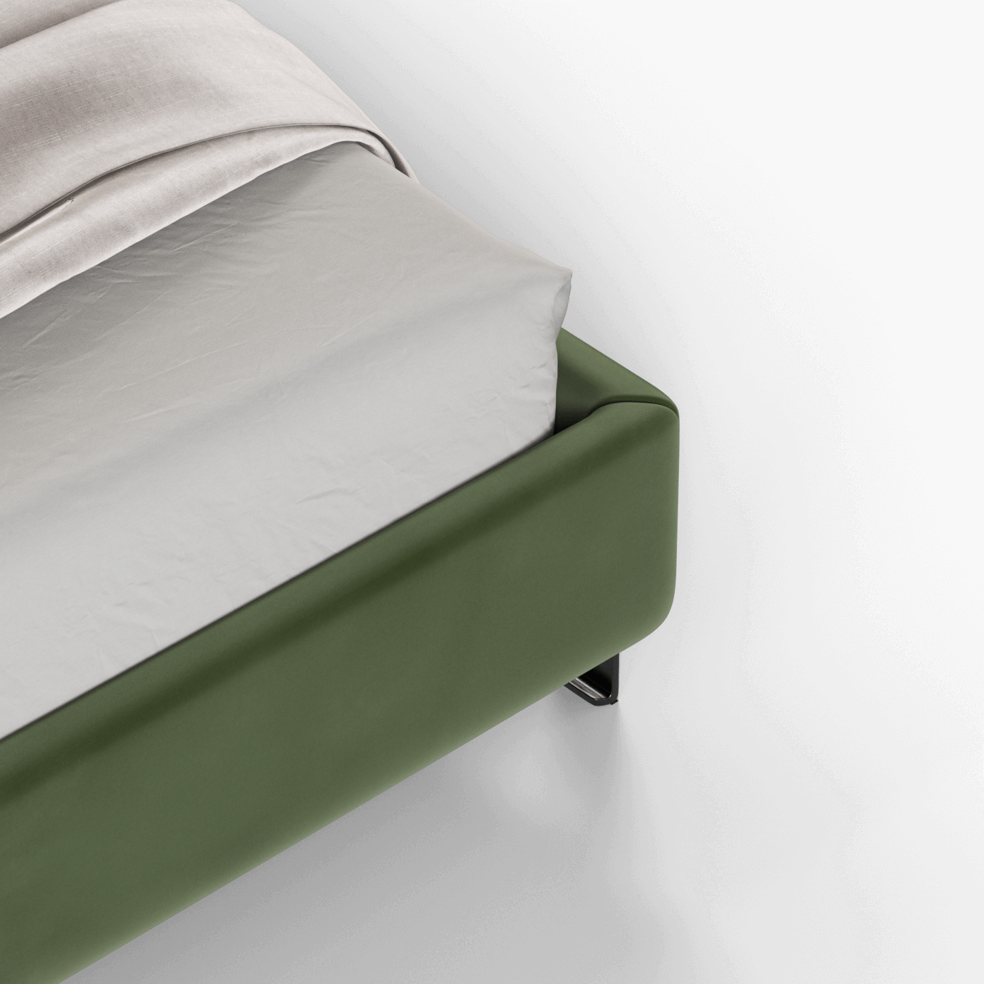 Giovanna Double Bed with Elegant Headboard