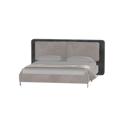 Giovanna Double Bed with Elegant Headboard